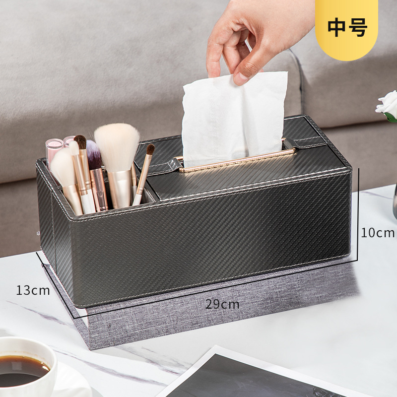 Caja de tejido hogar sala de estar comedor mesa de café Nordic Luz de lujo simple multi-funcional creativo lindo caja de almacenamiento de control remoto