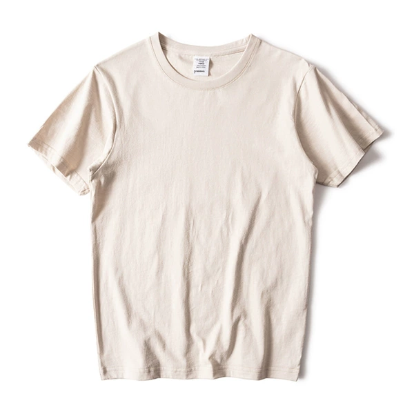 With a round collar, apricot
