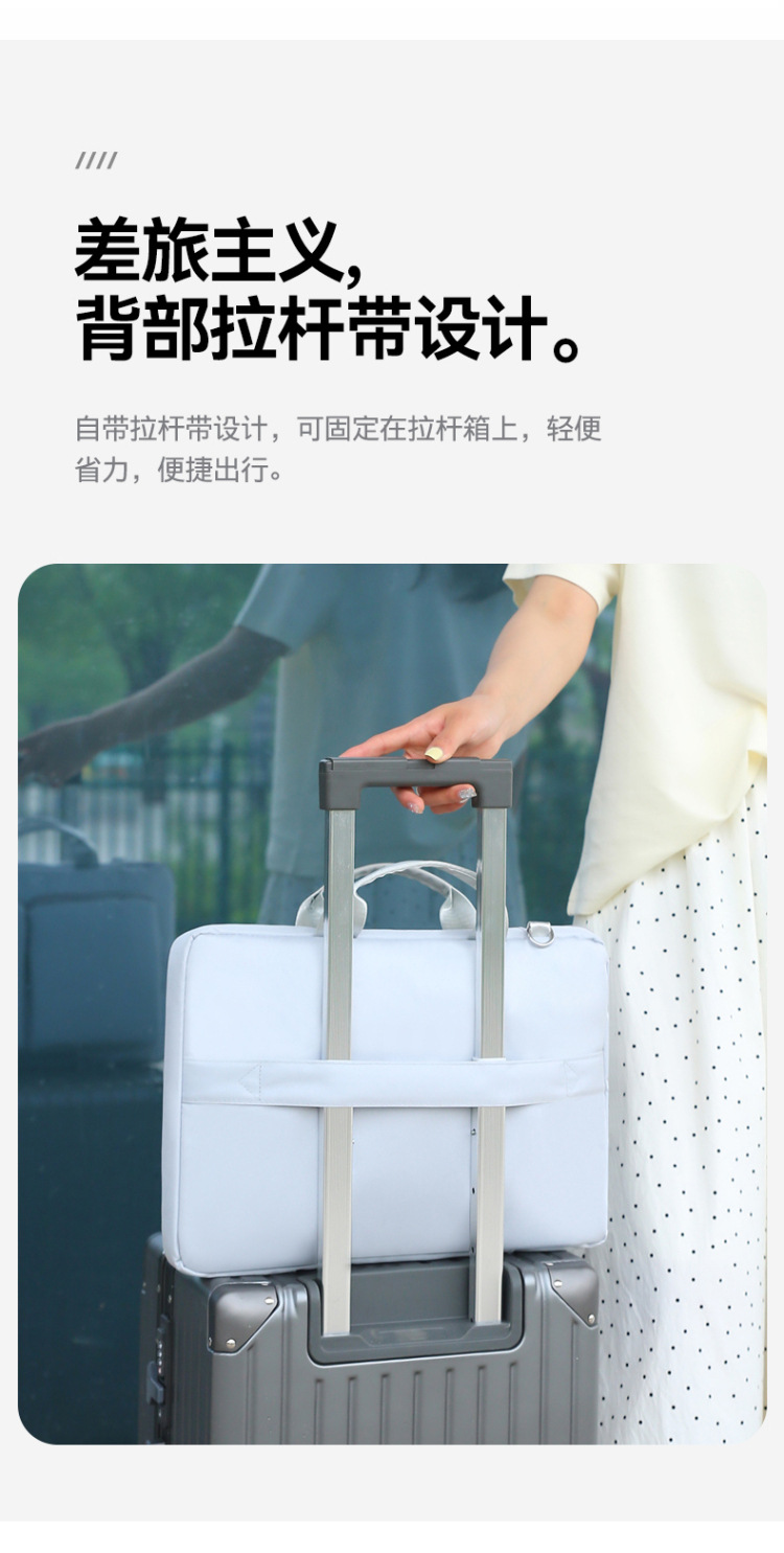 Multi-compartment portable laptop bag, multi-functional hand-held, fashionable and simple gaming laptop shoulder bag undefined