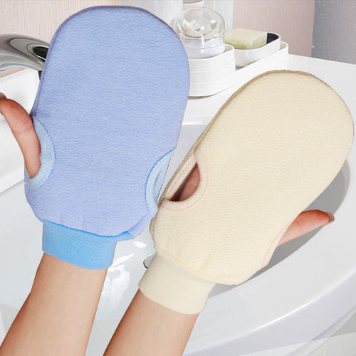 Solid color cute bath towel, bath gloves, men's and women's bath towel, bath towel