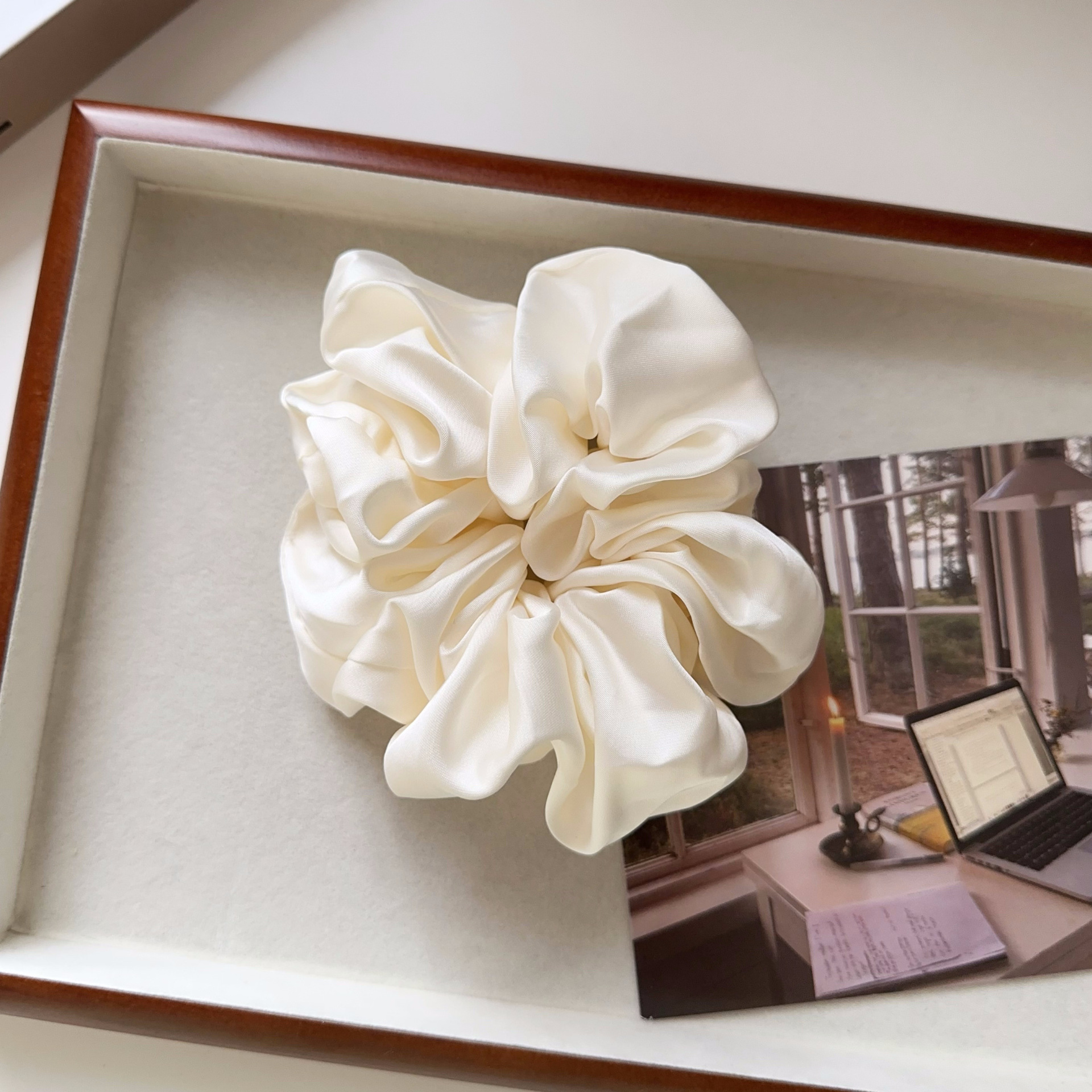 8g Weight Hair Tie Hair Accessories Type 1 Piece Quantity Holiday, Daily Occasion Solid Color Pattern Women's Gender Simple Style, Classic Style Style Women's Simple Style Classic Style Solid Color Cloth Hair Tie 18