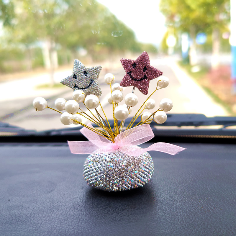 모조 진주 분말 실버 더블 스타 석고