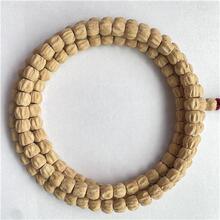 正宗热振雕刻手串原桩新中式冷门高桩桃核雕刻108手持脖挂