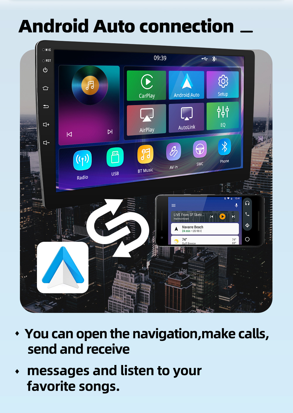 通用Linux车机苹果carplay导航一体机Linux系统Android auto导航-阿里巴巴