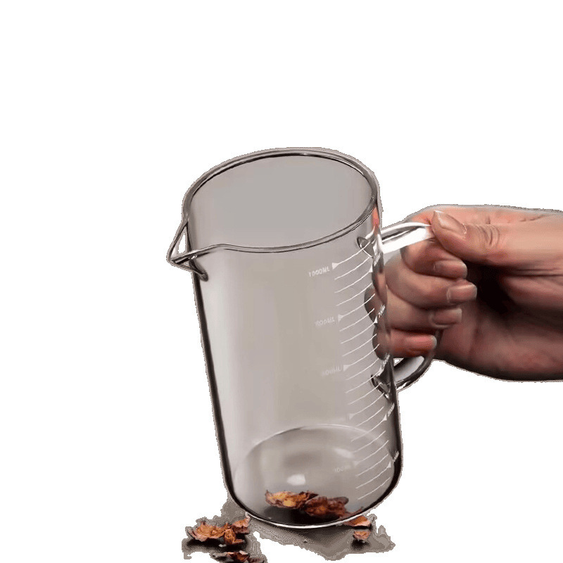高硼硅玻璃量杯儿童刻度牛奶杯微波炉可加热杯子早餐杯燕麦杯水杯|undefined