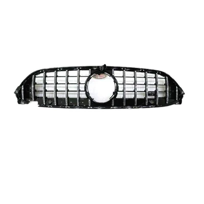 Suitable for Mercedes-Benz Cle-Class Front Grille Cle260 300 W236 Amg Vertical Bar Gt Front Grille Modification and Upgrade (Zhongwang) - silvergt-model