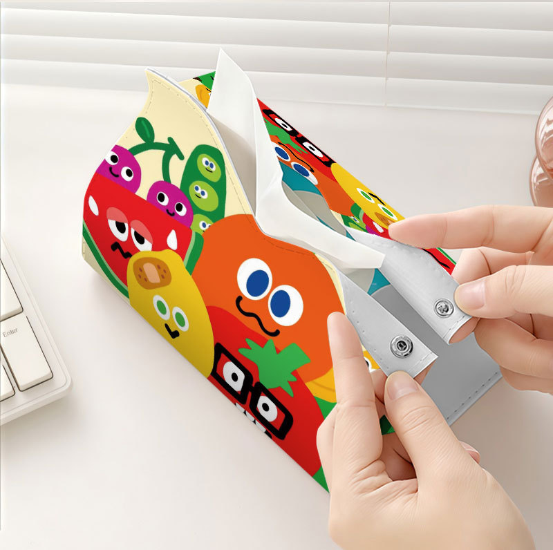 Mayday Tissue Box, Oil-Proof Tissue Box, Printing and Pressing Technology, Waterproof, Suitable for Driving, Can Be Used in the Bathroom to Hold Items