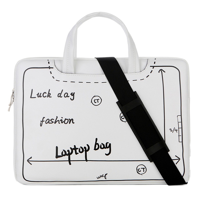 Summer New Graffiti Portable Shoulder Laptop Tablet Bag