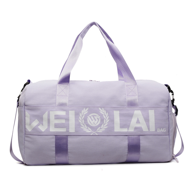 Bolsa de fitness separación seca y húmeda bolsa de natación de mujer bolsa deportiva de entrenamiento de tela Oxford bolsa de viaje portátil de corta distancia image 6