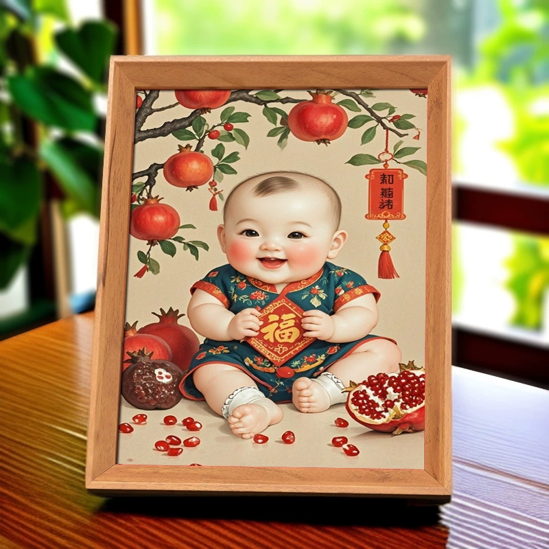 Кукла для мальчиков, постер, рамка для фото, дракон и феникс