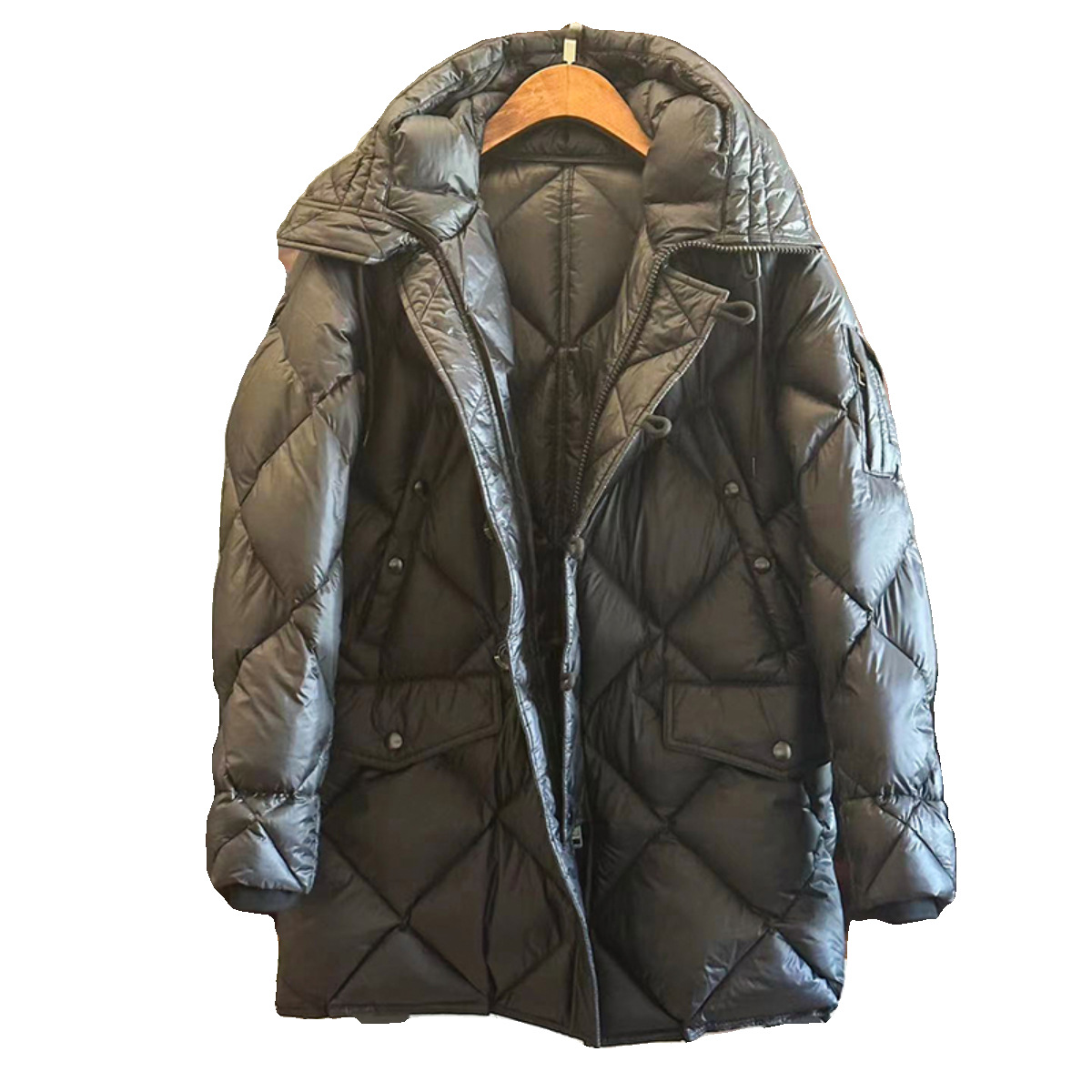 Long down jacket