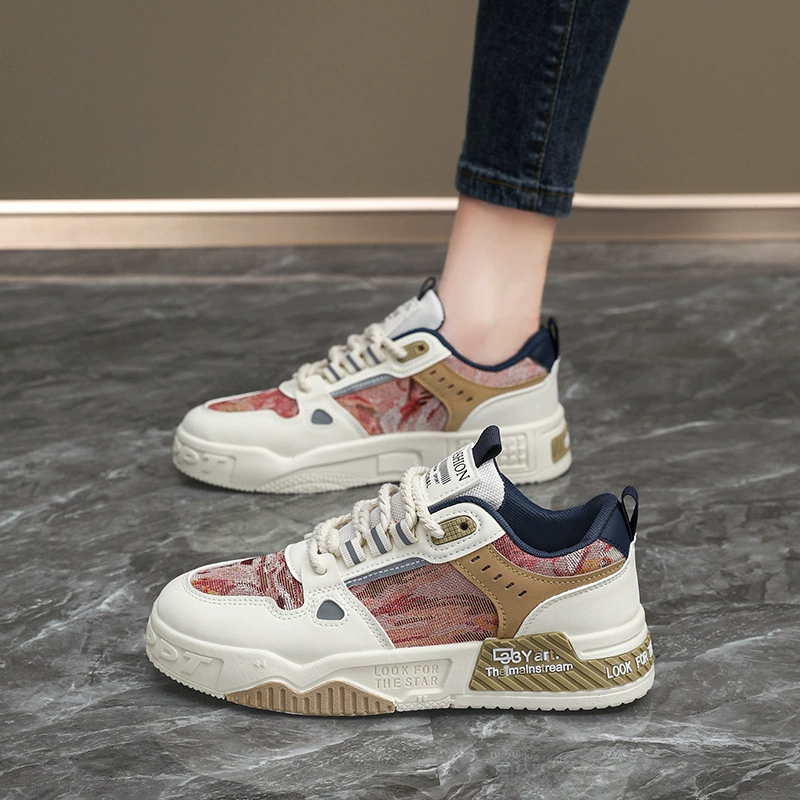 Новые женские кеды осень 2025 в корейском стиле, дышащие низкие кеды из канваса, модные студенческие кроссовки, универсальные повседневные кеды для пар