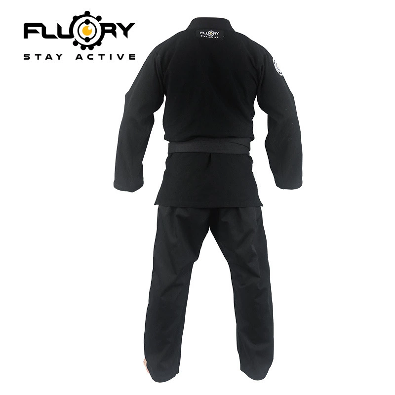 FLUORY Fire Blood Brazil Jiu -Jitsu suit BJJ GI Judo professional adult black Jiu -Jitsu Taoism training men and women