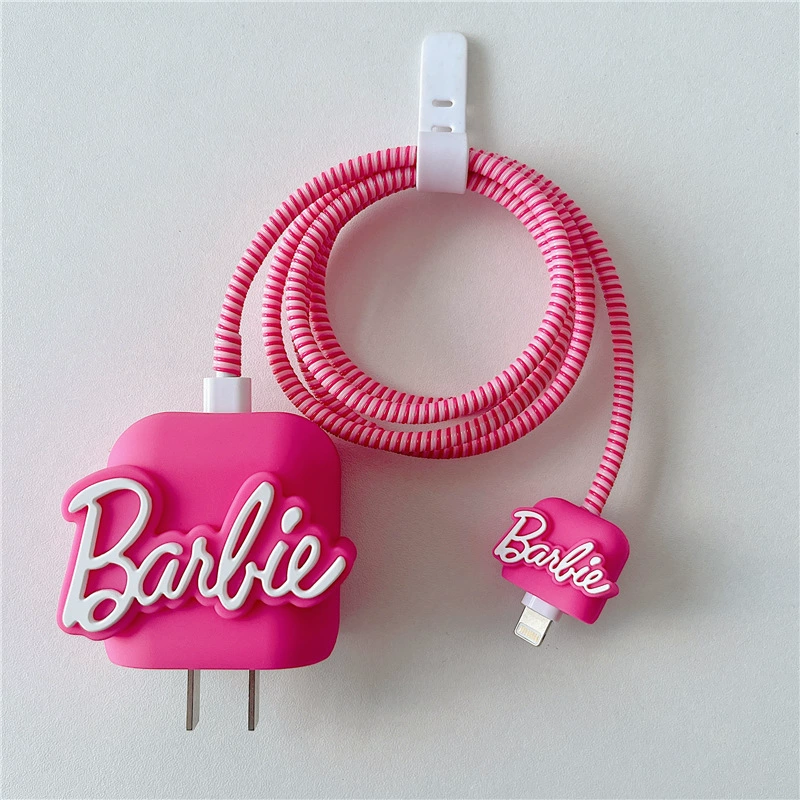 Apple, cartoon charger, protective case, 20W
