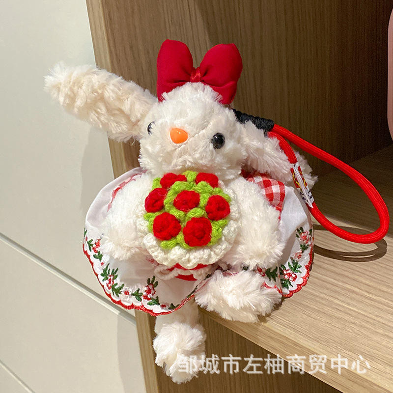 장미 황무지 토끼, 절묘한 빨간색 끈