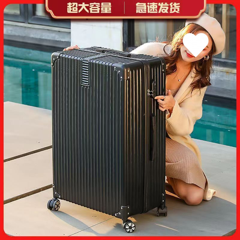 Luggage Suitcase for Men, Large Capacity, 28inch Styles, Trolley Case for Women, Strong and Durable Travel Suitcase, Password Leather Suitcase for College Students