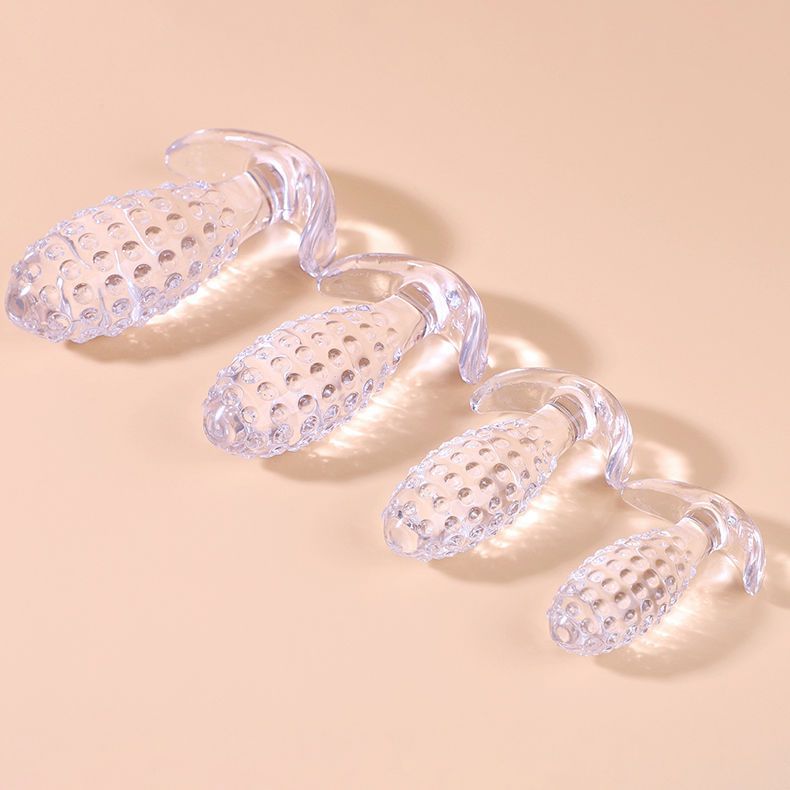 Pineapple-Textured TPE Anal Plug, Large 90 g Backdoor Trainer for Anal Play — detail image 7
