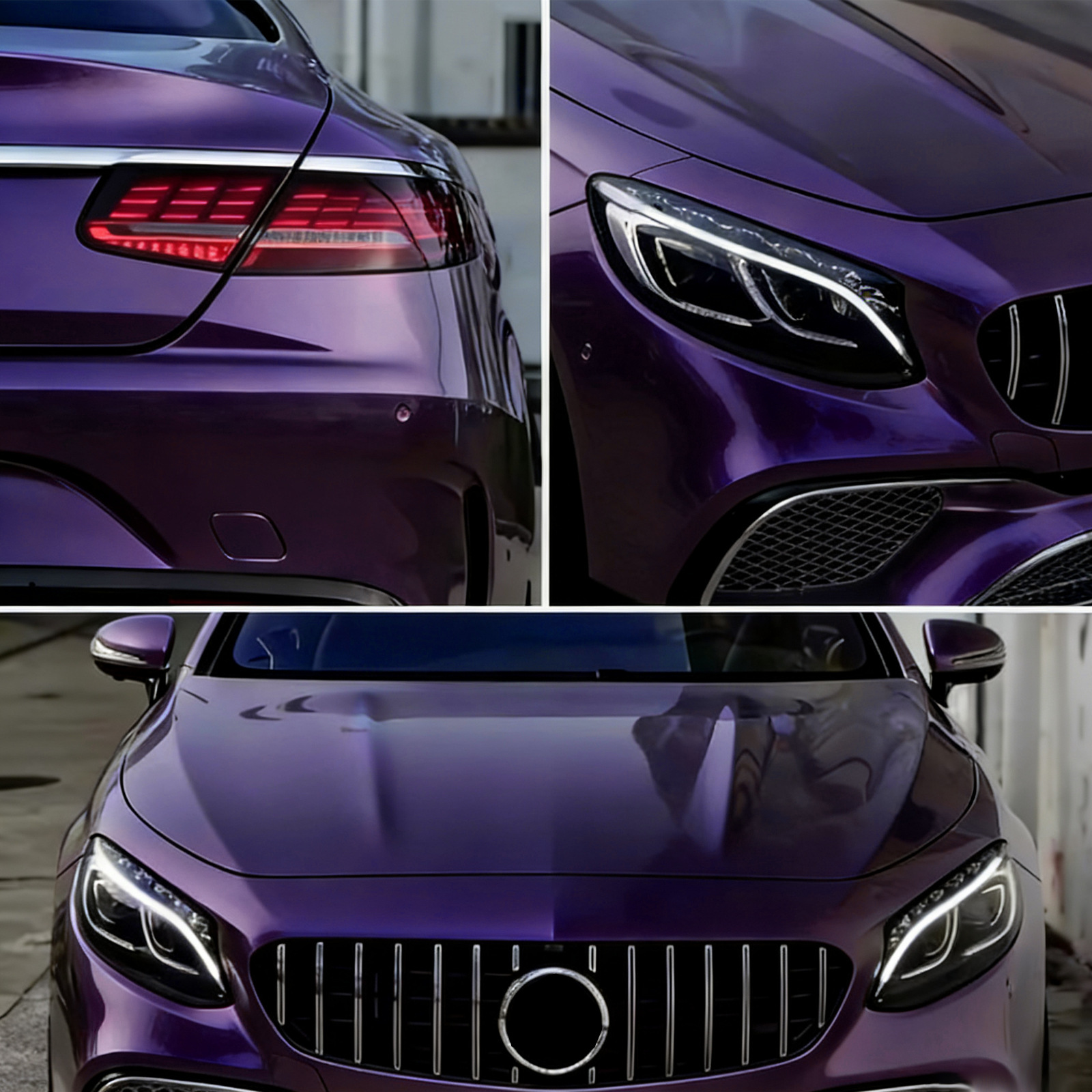 Cross-Border Supply of High-Quality Tpu Color-Changing Film Ppf Venice Purple Car Paint Protection Film Anti-Scratch Self-Healing