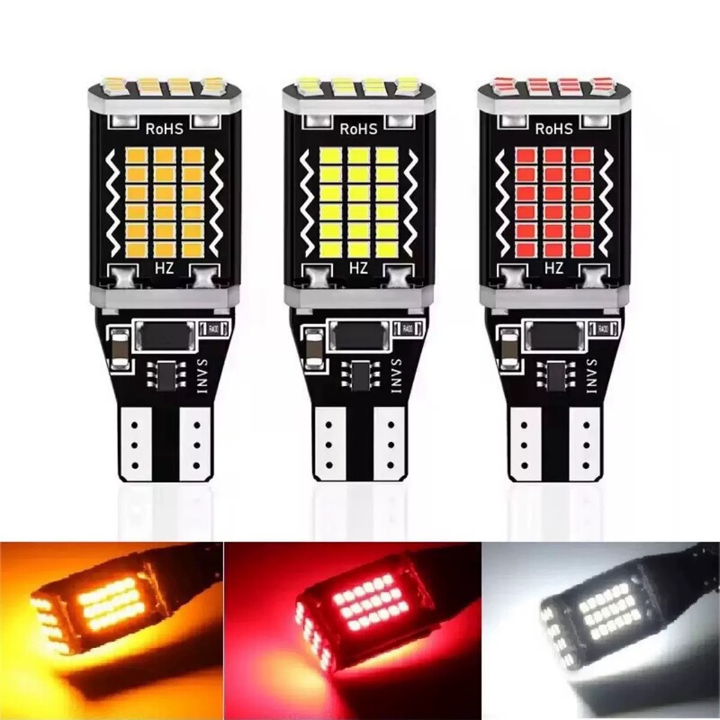 Cross-Border Exclusive Supply of New High-Definition Car Led Reversing Lights T20 1156 T15 2016 48Smd