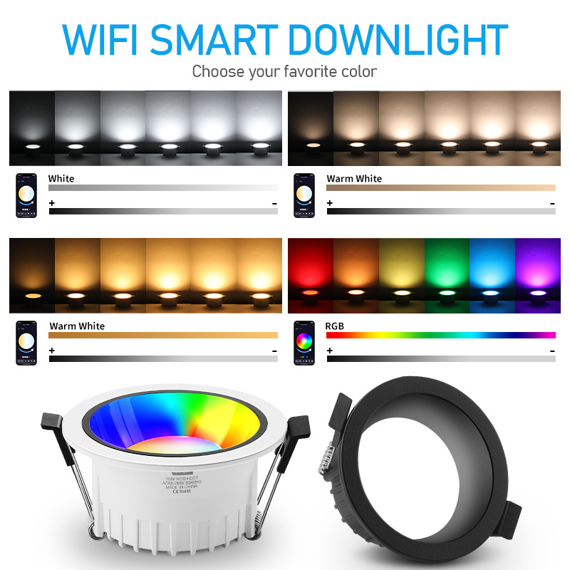 Graffiti inteligente LED resalte downlight graffiti bluetooth conexión directa sin redes de red
