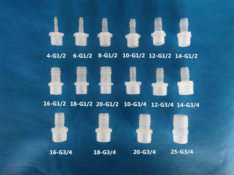 ПП пластиковое соединение пагода прямое соединение 6 точек внешняя резьба пластиковая пагода G1/2 4 точки внешняя шелковая головка пагоды