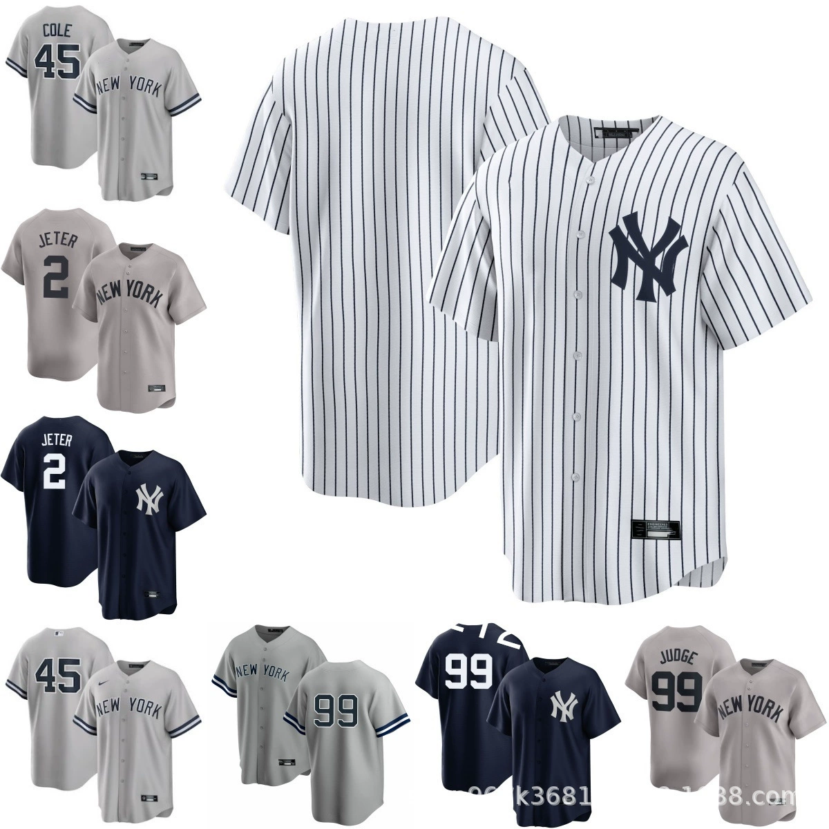 Бейсбольная форма New York Yankees № 99 JUDGE J.J. игровая форма из джерси с вышивкой мужская