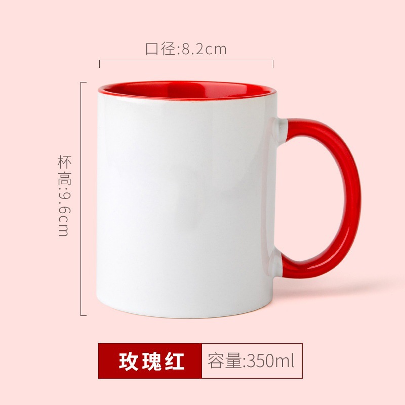 Liling Gaodeng taza blanca logo taza de agua de cerámica para el hogar personalizada se puede personalizar taza de publicidad de hotel corporativo
