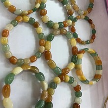 轻奢高级手链，东陵玉天山翠紫罗兰玉石手牌直播.摆摊爆款小商品
