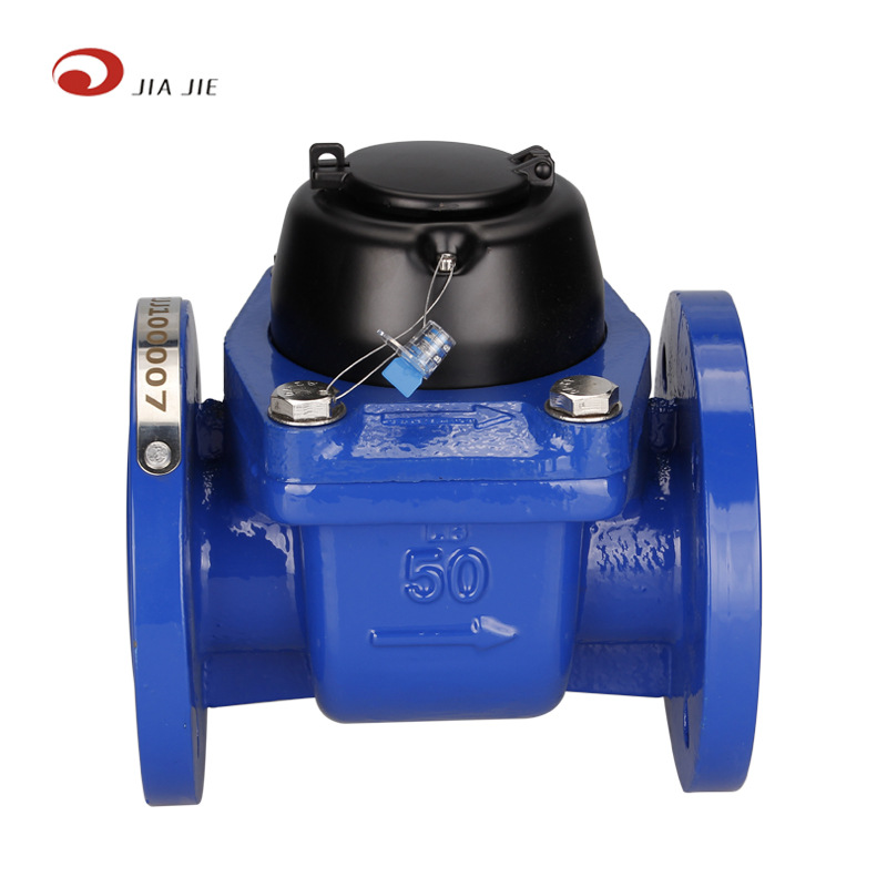 DN50旋翼式铁壳干式法兰水表2寸自来水水表出口法兰水表