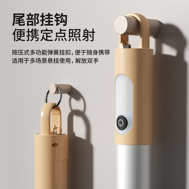 Nueva linterna de luz fuerte al aire libre popular mono linterna impermeable lámpara de iluminación larga resistencia linterna portátil