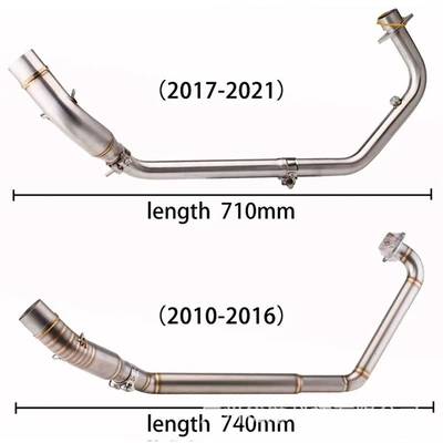 middle section, Motorcycle exhaust pipe