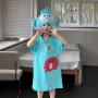 宽松连帽儿童夏季家居服