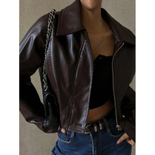 L 91965 PU Leather Jacket PU Ƥ���мп˿羳����ͨ