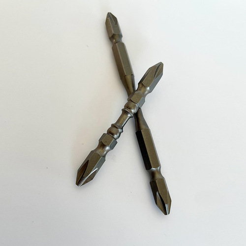 Hexagonal Cross Head Industrial Grade Double-Ended Electric Screwdriver Bit with Drill Chuck