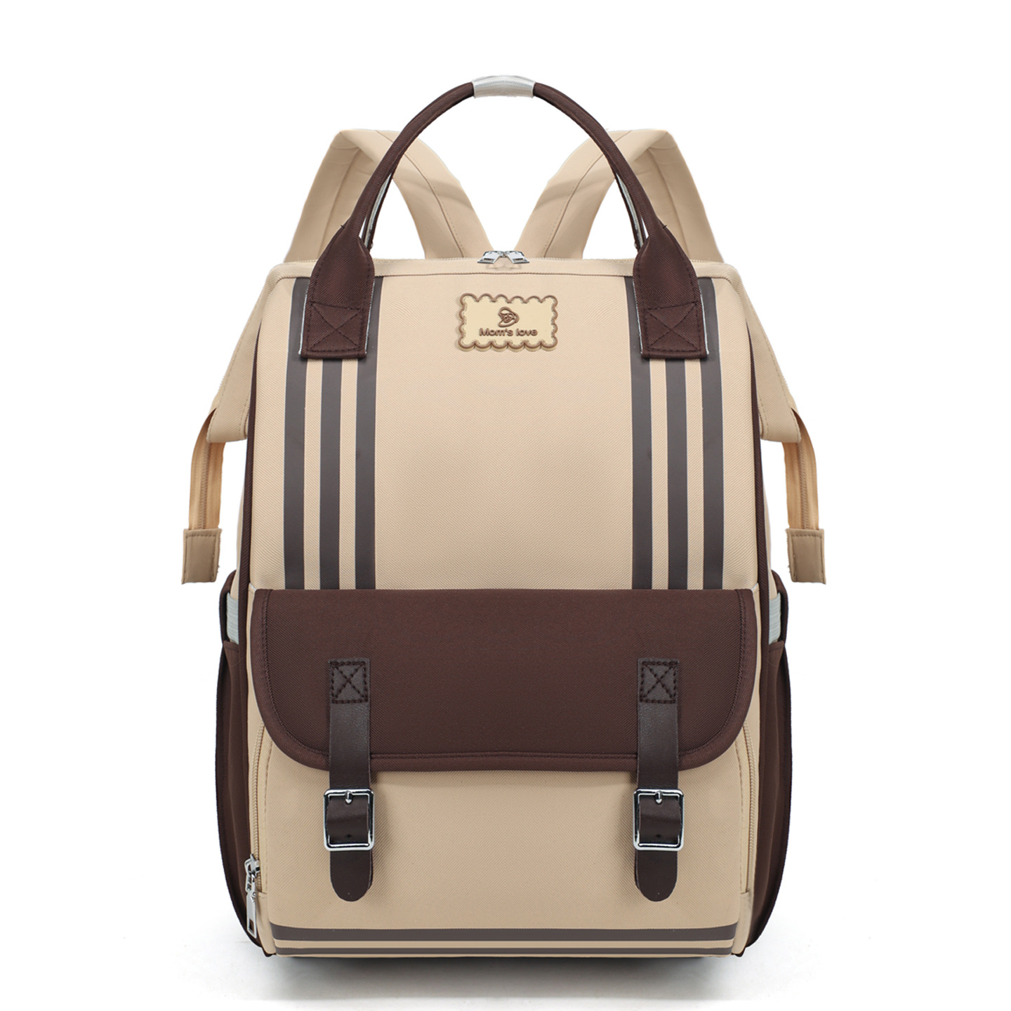 New Storage Bag, Travel Baby Supplies, Mother's Large-Capacity Travel Mother and Baby Bag, Contrasting Color Mommy Bag, Shoulder Korean Version