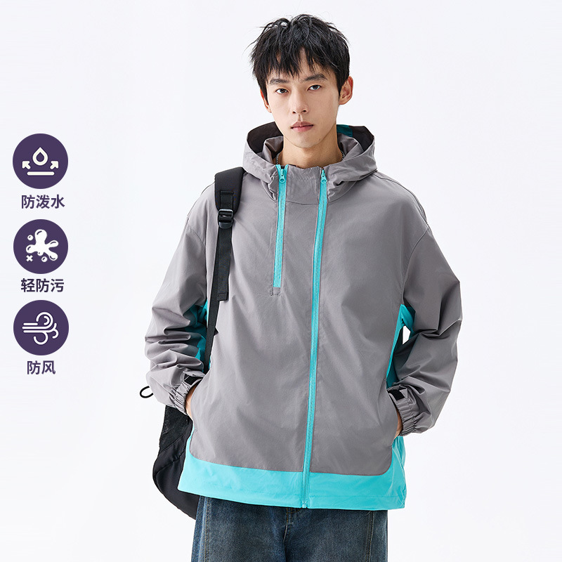 Original Outdoor Double-Zip Softshell Jacket for Men, Hooded Jacket, Three-Proof Outerwear, Casual Mountaineering Clothing Top Original Outdoor Double-Zip Softshell Jacket for Men, Hooded Jacket, Three-Proof Outerwear, Casual Mountaineering Clothing Top