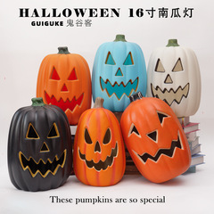 16inch クロスボーダーハロウィン発光中空カボチャランタンペンダントショッピングモールウィンドウシーンレイアウト装飾小道具