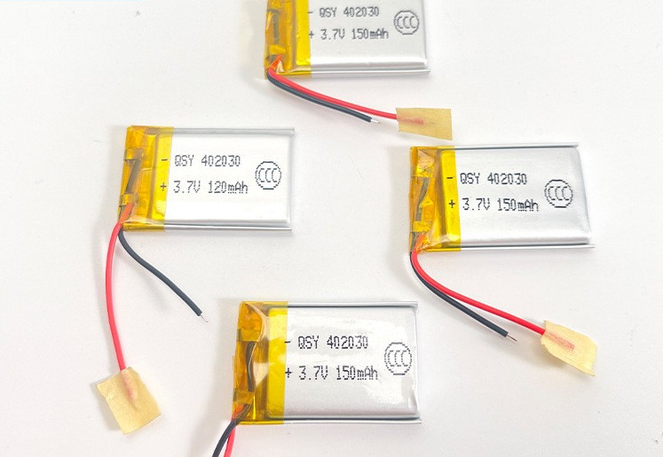 402030聚合物锂电池150mAh 3.7V 玩具车美容仪音响可充电电池|undefined