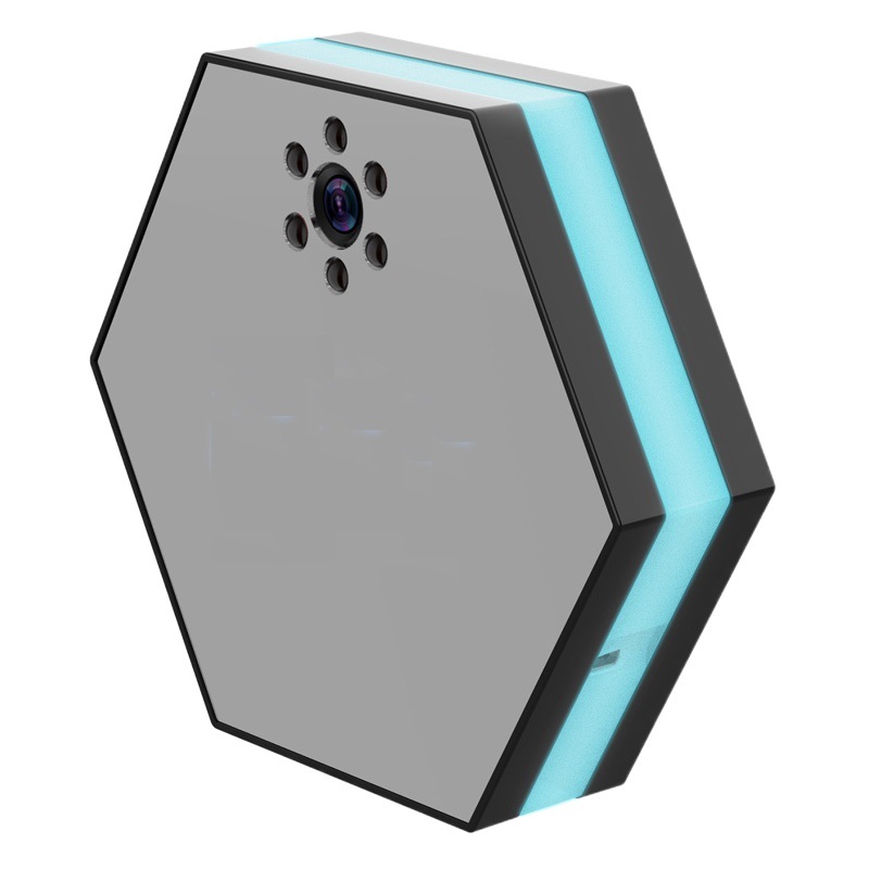 Cámara de vigilancia doméstica con visión nocturna transfronteriza, sin cables, se puede conectar a teléfonos móviles, cámara de seguridad interior, visión nocturna de gran angular