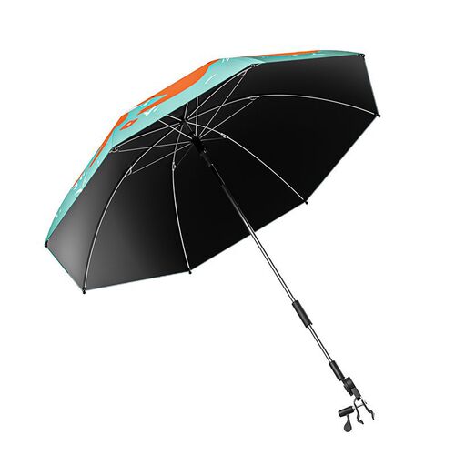 Baby anti-UV stroller umbrella creative trend baby walking artifact stroller umbrella sunshade children's umbrella silver plastic sun umbrella