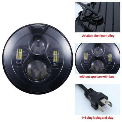 Motorcycle headlights, headlights LED headlight for off-road vehicles