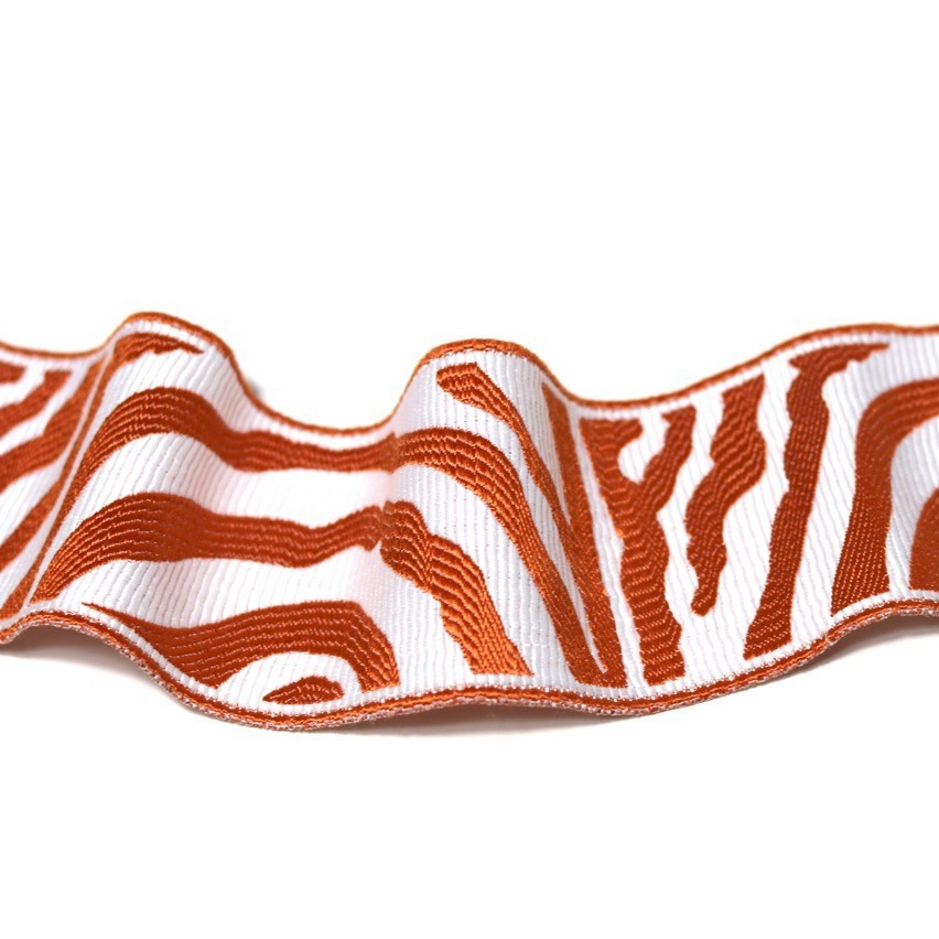 7.2cm de ancho de alta precisión de tela jacquard moderna zebra cortina tabla bandera tela de mesa ropa accesorios textiles