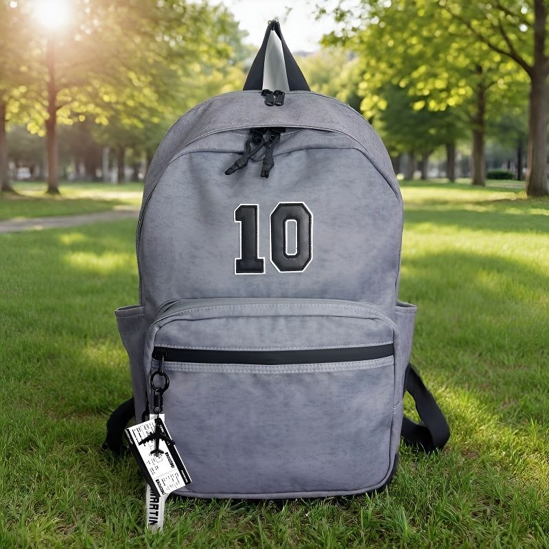 Mochila Escolar de Gran Capacidad de Poliéster Impermeable, Transpirable para Escuela Secundaria