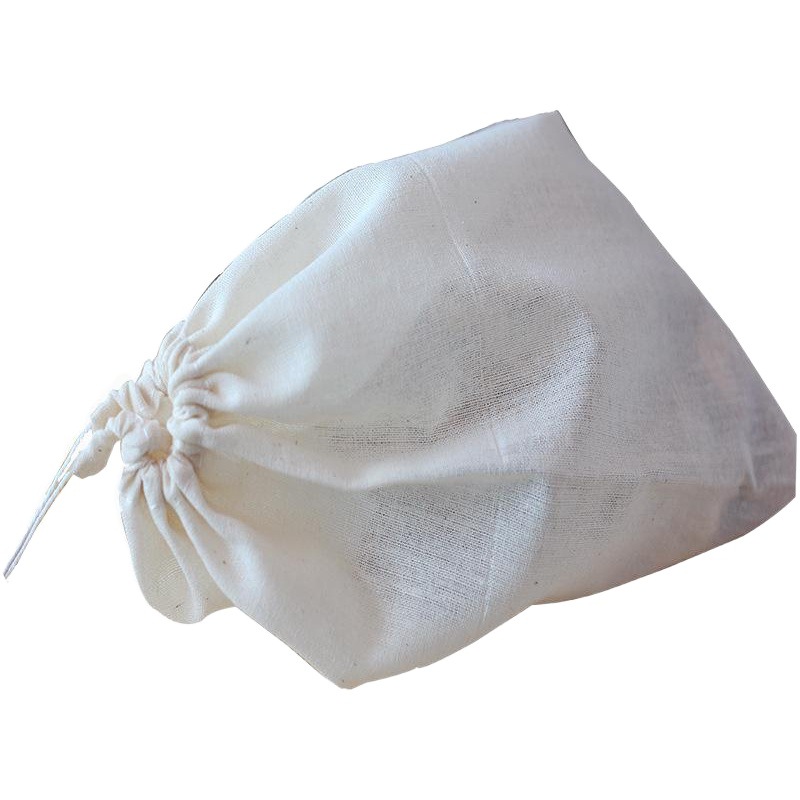 En stock 20*25cm bolsa de algodón con cordón Bolsa De gasa engrosada médica freír medicina Filtro de aislamiento de escoria estofado bolsa al por mayor