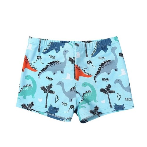 Children's Swim Trunks for Boys Cartoon Polyester Flat-Front Shorts for Young Boys Beach, Hot Spring Vacation Swim Trunks