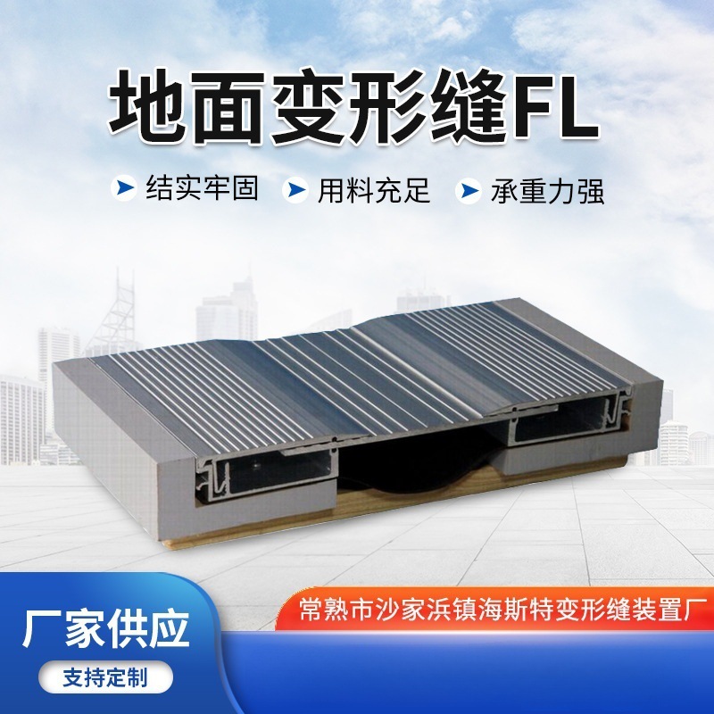地面变形缝FL 不锈钢建筑地坪伸缩缝 铝合金平面楼地面伸缩缝