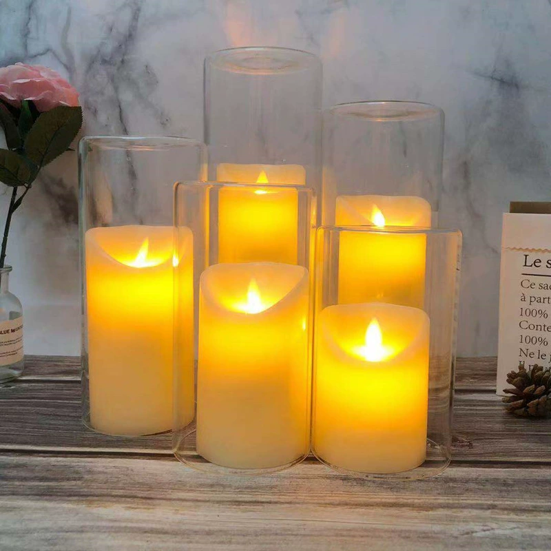 LED electronic candle swing flame Wedding Wedding Wedding Remote Charging Stage Road Quotes Bar