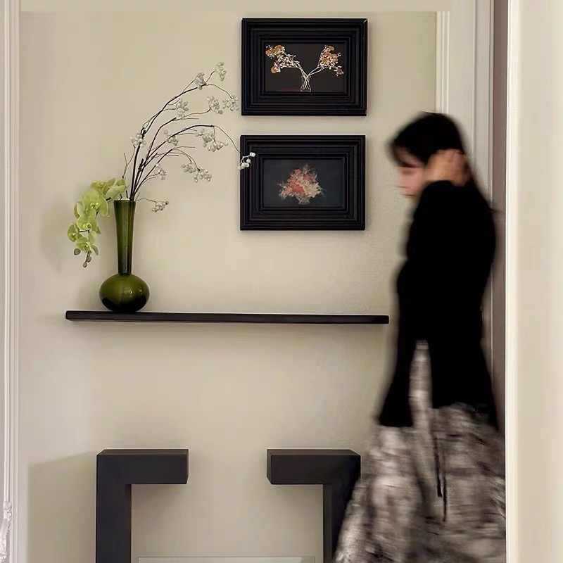 常玉《瓶菊》中古风玄关装饰画客厅新中式装饰画复古艺术餐厅壁画|undefined