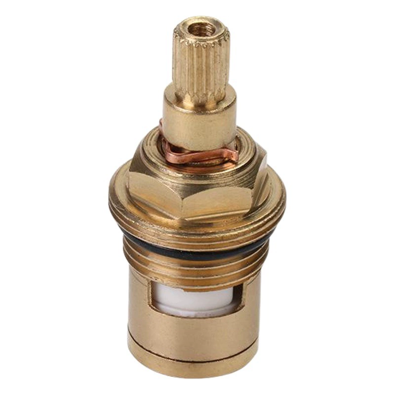 Сердечник клапана крана двойной зуб полный медный быстро открытый керамический сердечник клапана кухня горячая и холодная внутренняя сердцевина крана скрытая душевой сердечник клапана