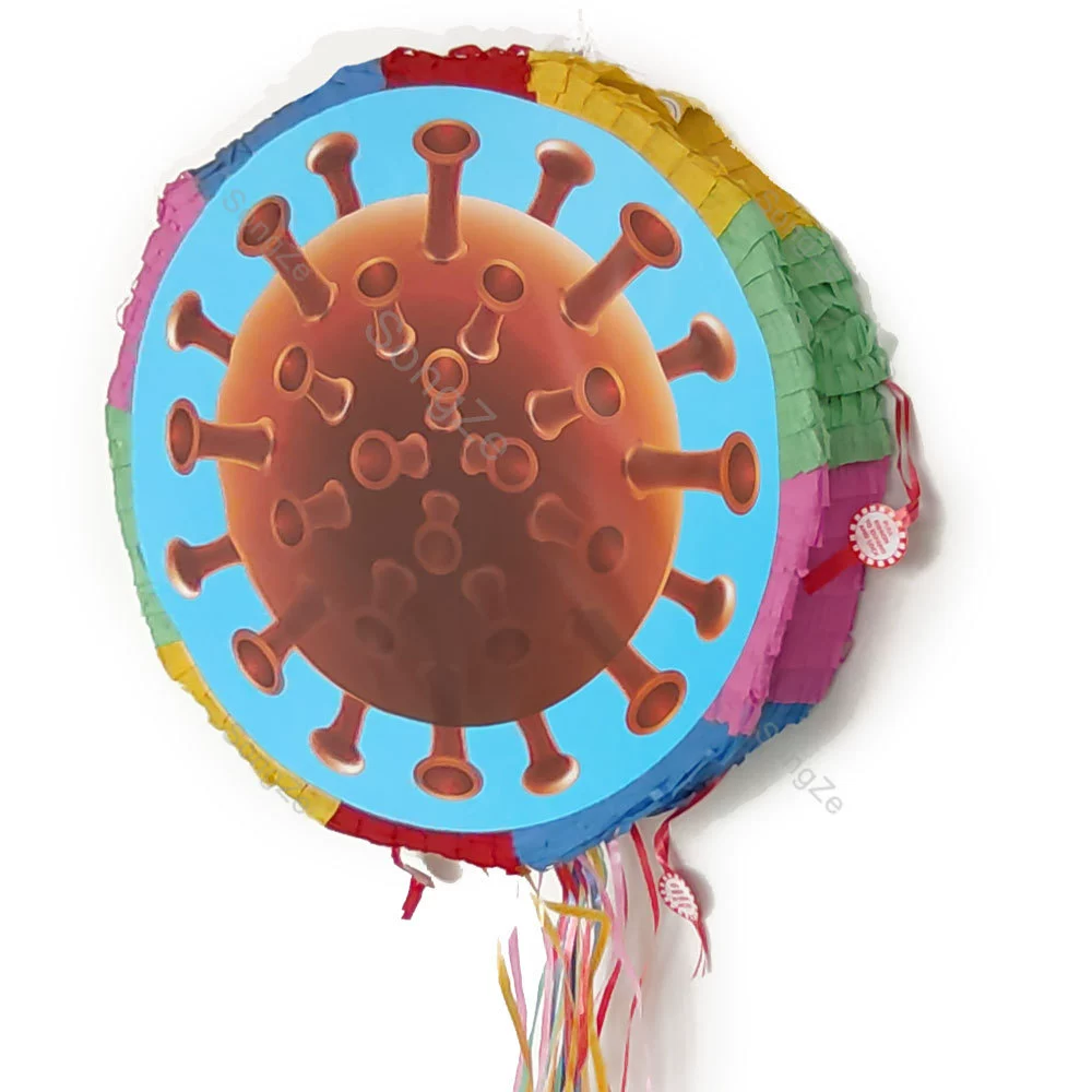 Украшение для вечеринки с вируснойPINATA, подарочная коробка для сладостей, упаковка и оформление банкетного зала